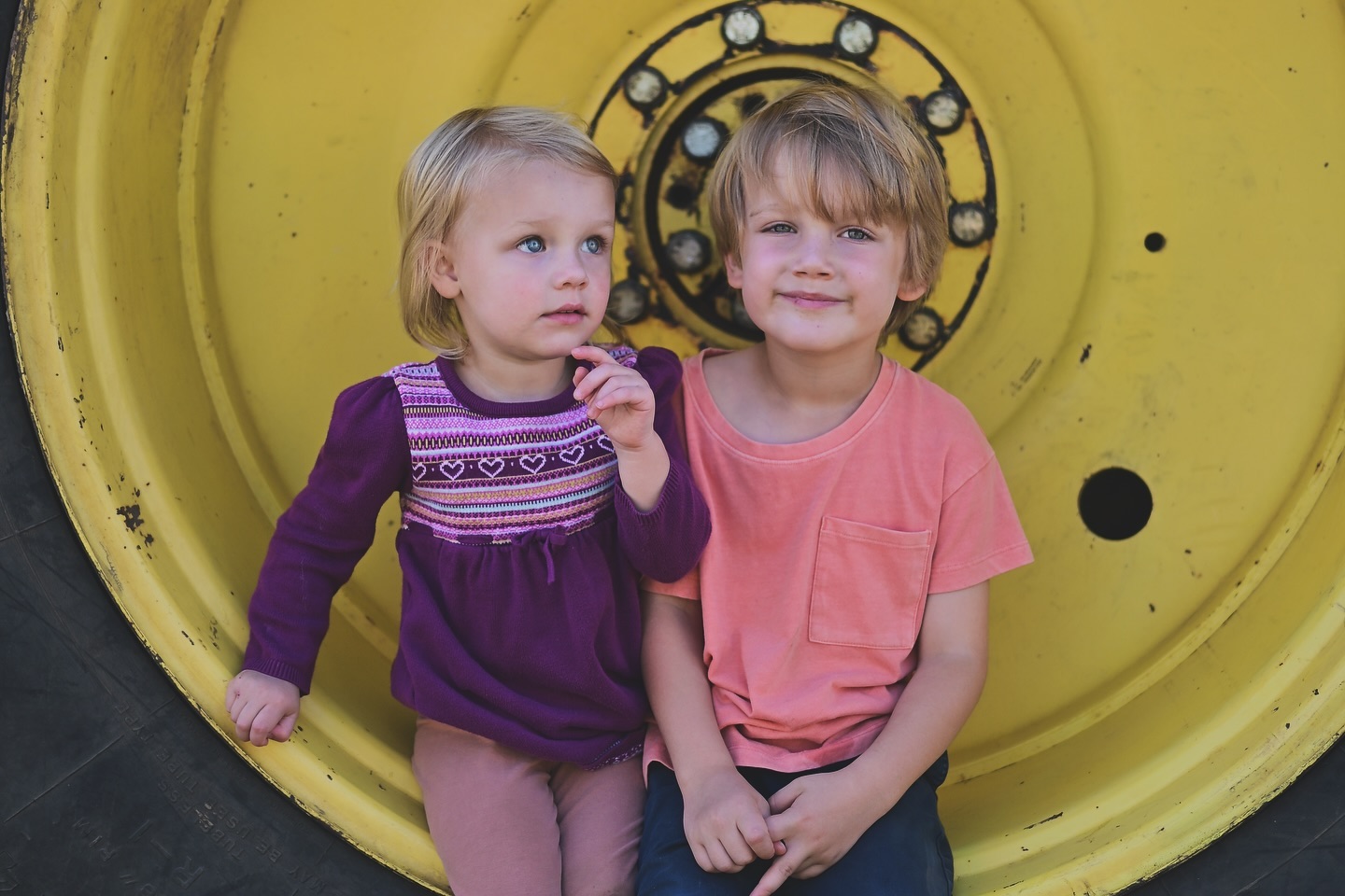 Our two big little personalities.