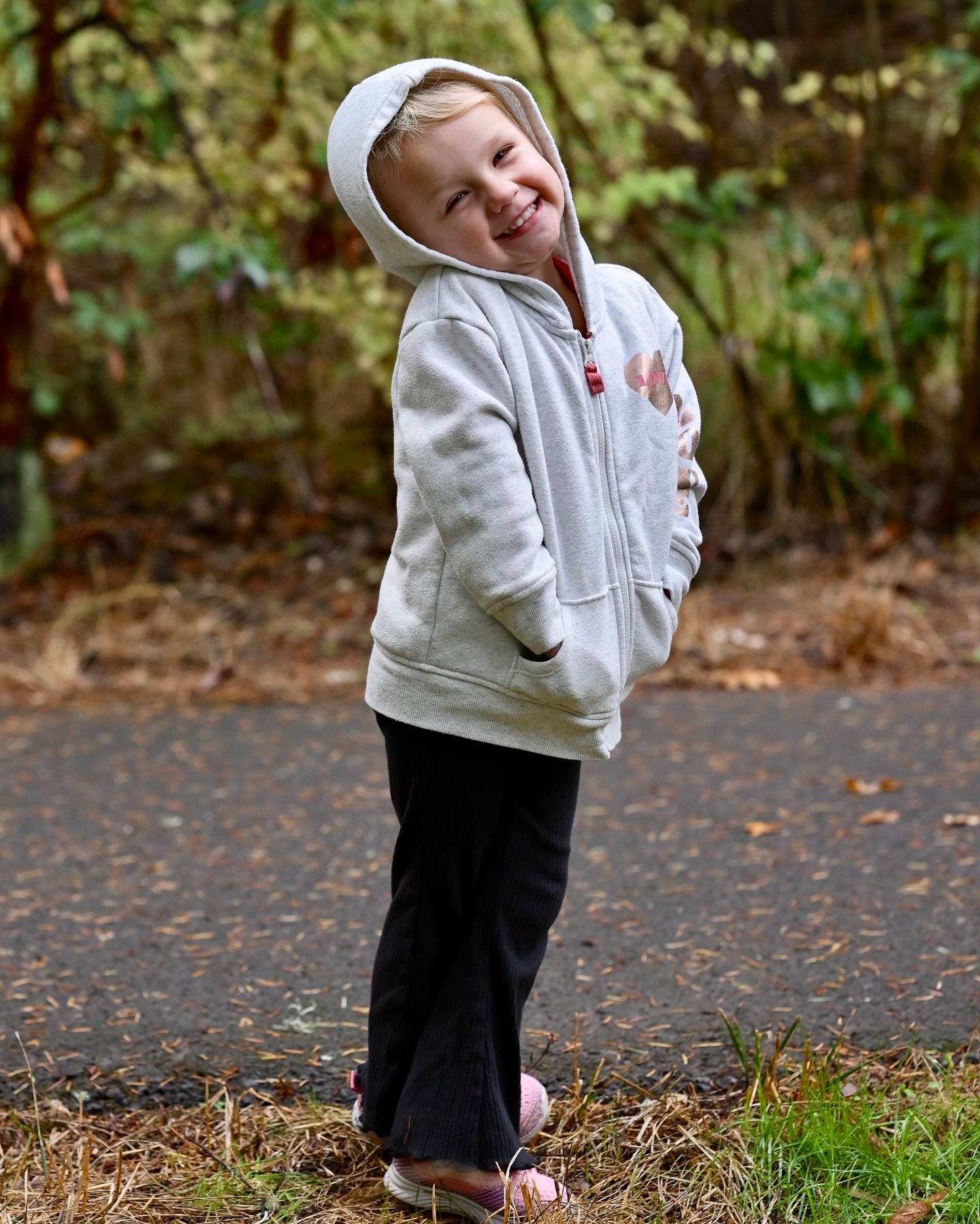Binding rocks around the park. I love this time of year.