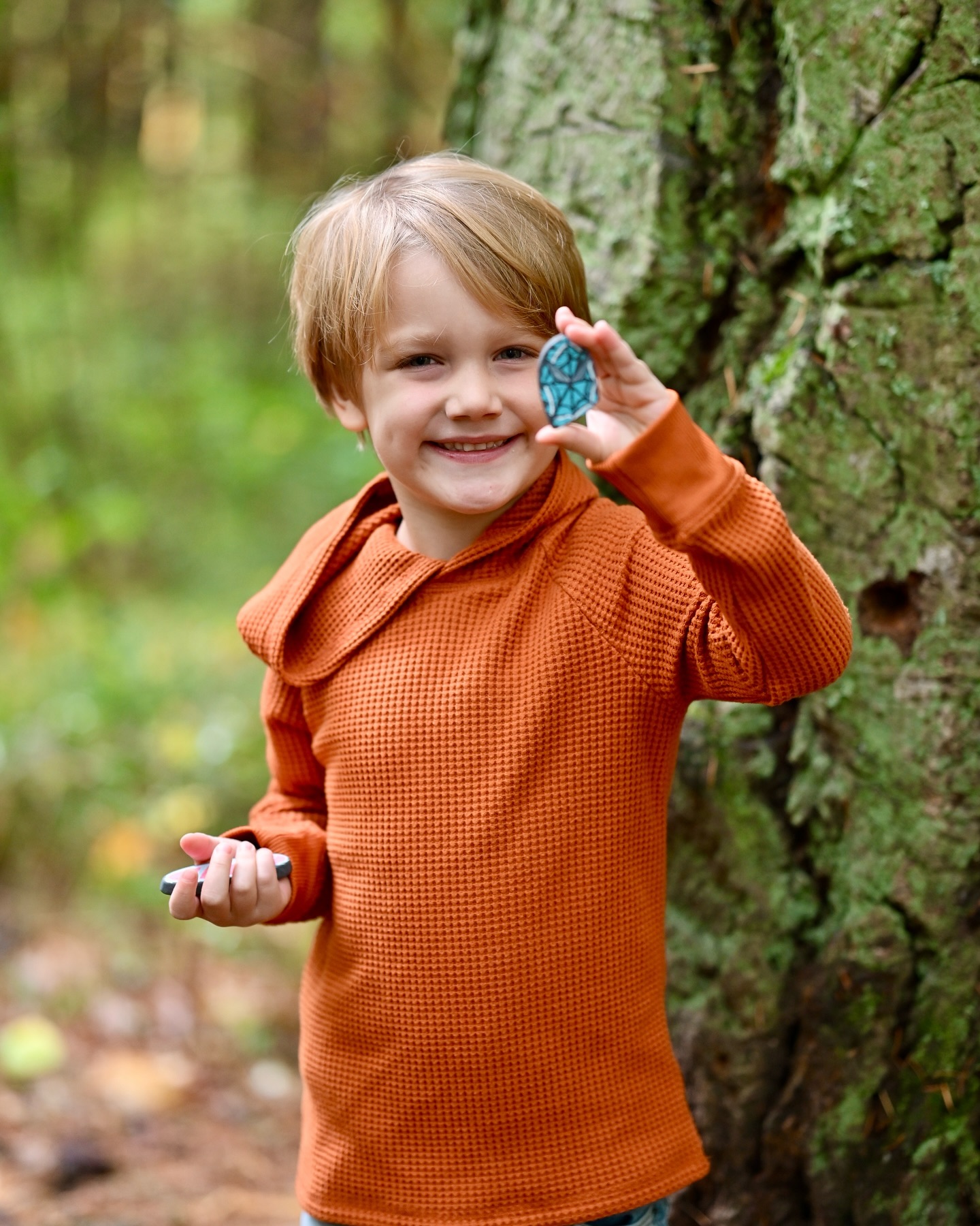 Binding rocks around the park. I love this time of year.
