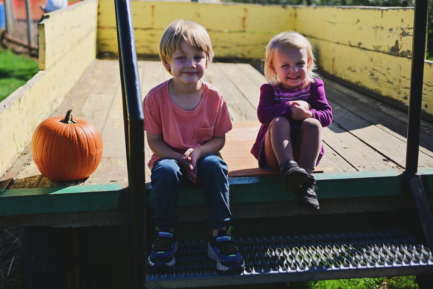 Our two big little personalities.