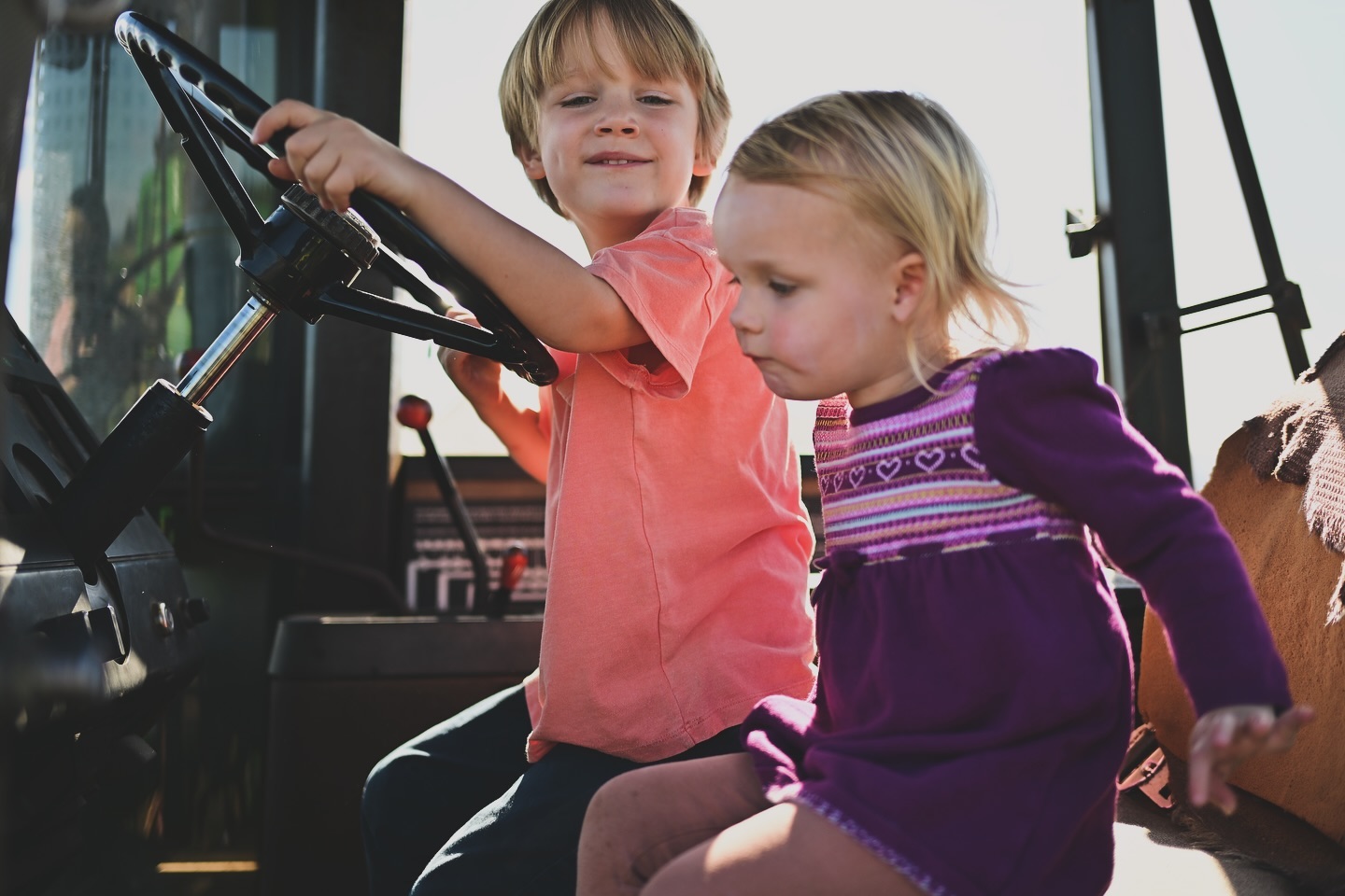 Our two big little personalities.